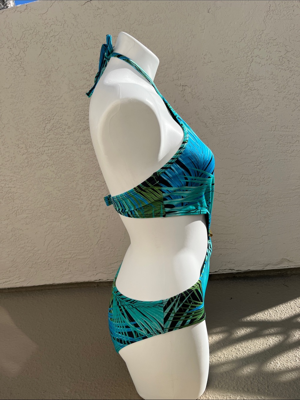 Tropical Palm Print Monokini - Picture 5 of 7